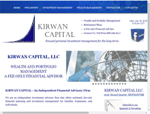 Tablet Screenshot of kirwancapital.com